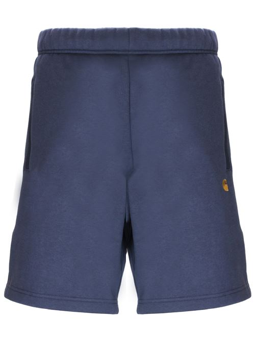 Chase Sweat Short Carhartt WIP | I0336691YUXXBLUE/GOLD